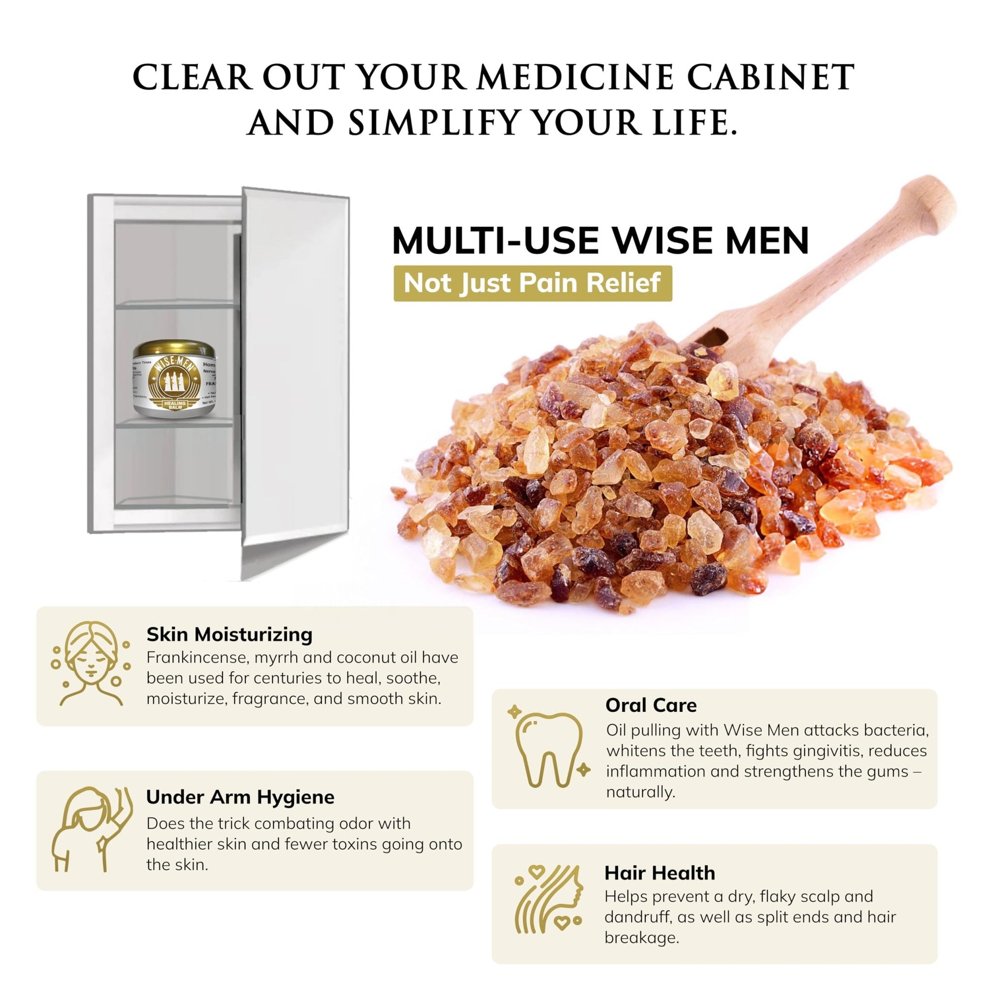 Wise Men Healing Balm with Myrrh and Frankincense Essential Oils for Soothing Nerve Relief Massage - dailyvitalstore