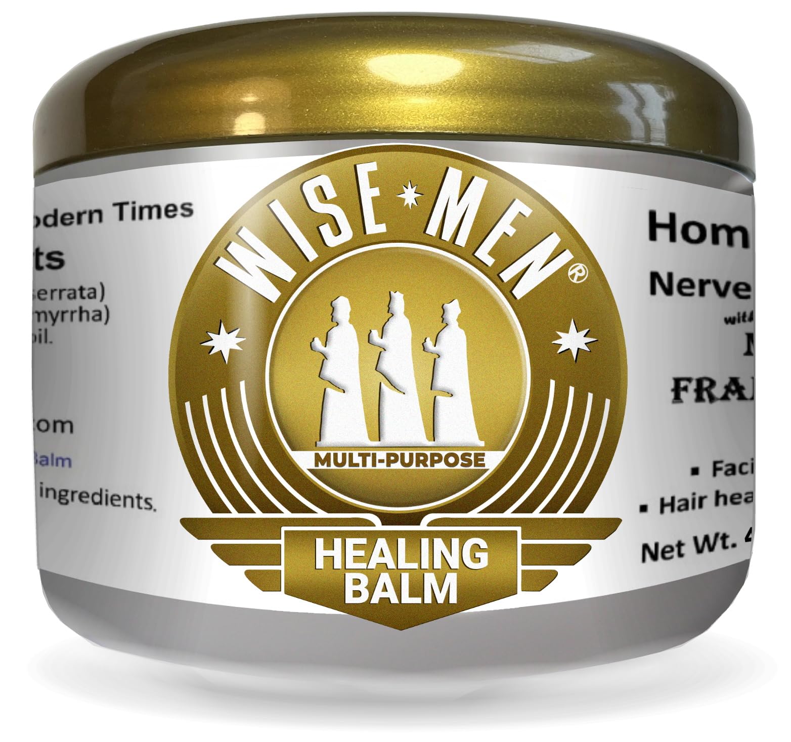 Wise Men Healing Balm with Myrrh and Frankincense Essential Oils for Soothing Nerve Relief Massage - dailyvitalstore