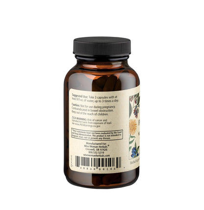 Wise Woman Herbals – Fiber Flow Capsules 120 Count – Supports Healthy Digestive Function, Gut Health, Bowel Health and Regularity - dailyvitalstore