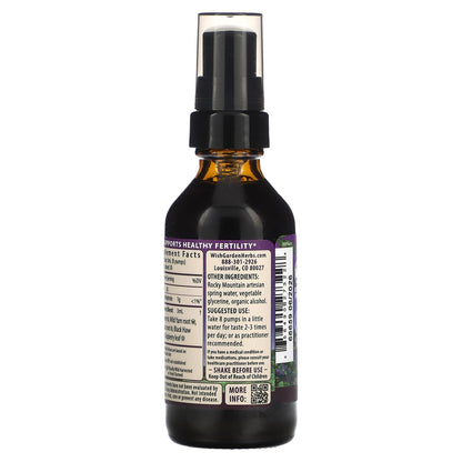 WishGarden Herbs Fertility Prep - All-Natural Fertility Herbal Supplement with Vitex, Red Maca & Raspberry Leaf, Supports Healthy Hormone Balance for Women, Optimal Uterine Health & Conception, 2oz - dailyvitalstore