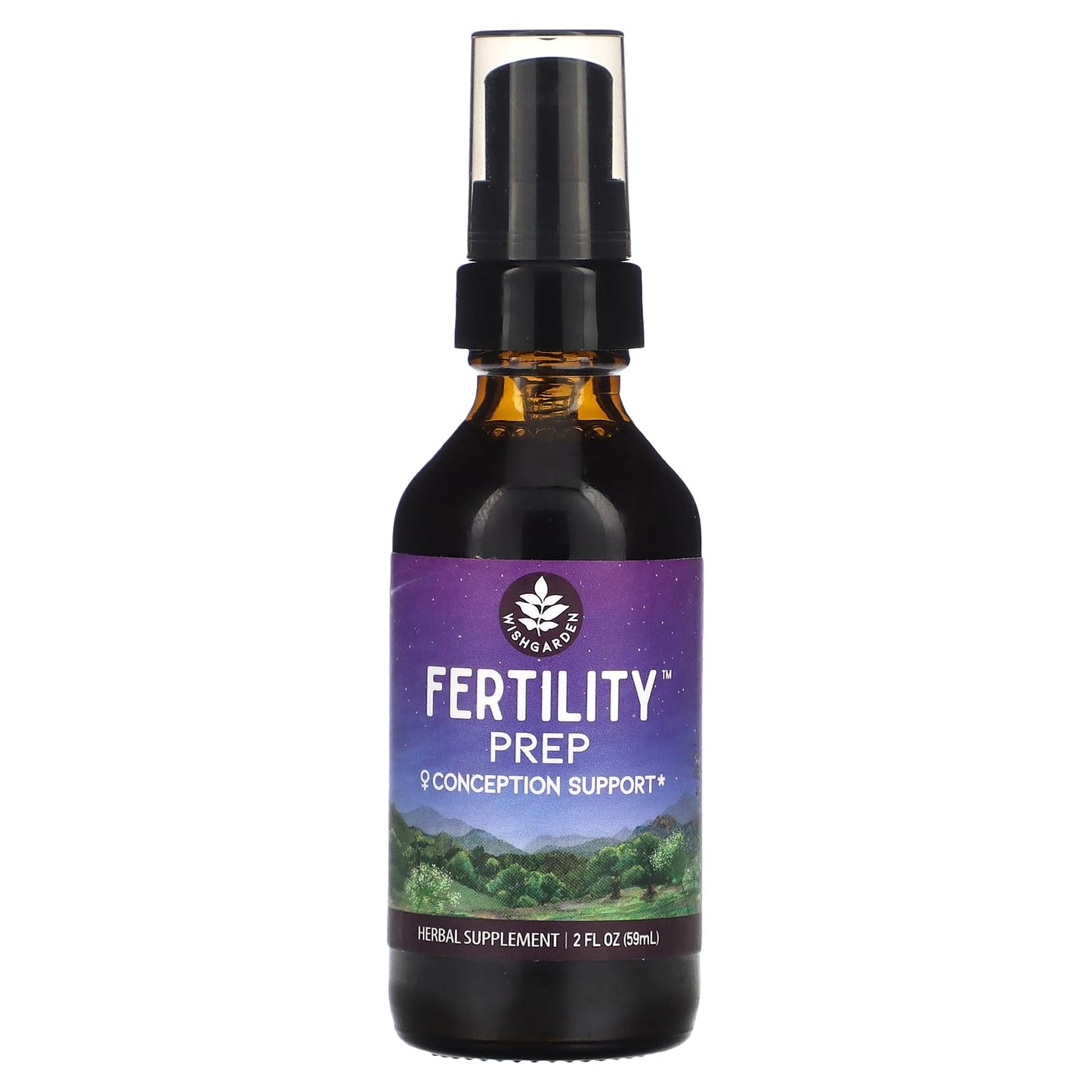 WishGarden Herbs Fertility Prep - All-Natural Fertility Herbal Supplement with Vitex, Red Maca & Raspberry Leaf, Supports Healthy Hormone Balance for Women, Optimal Uterine Health & Conception, 2oz - dailyvitalstore