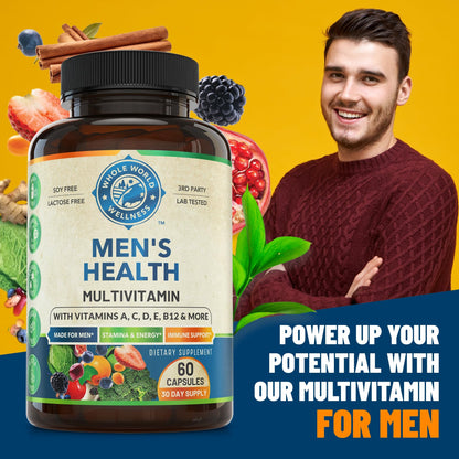 Womens Daily Multivitamins & Mens Daily Multivitamins Bundle (One Bottle Each) - Supports Holistic Wellness, Including Energy & Focus. Multivitamin & Multimineral Blend. Made in The USA. - dailyvitalstore