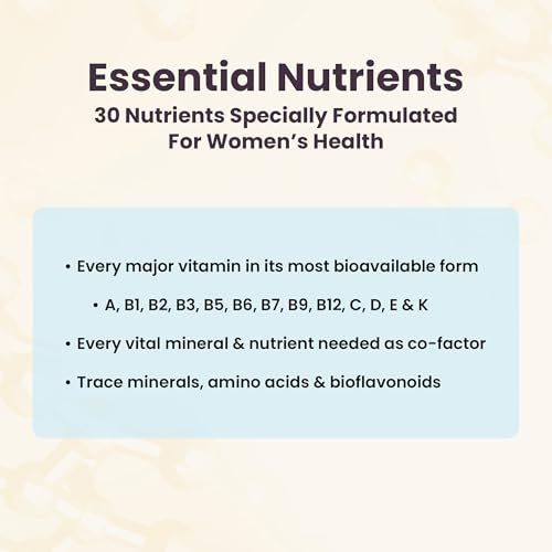 Women's Health Network Essential Nutrients – Daily Multivitamin for Energy, Healthy Aging & Immune Support, Folate as Quatrefolic®, a Patented Natural Form of 5-MTHF - dailyvitalstore
