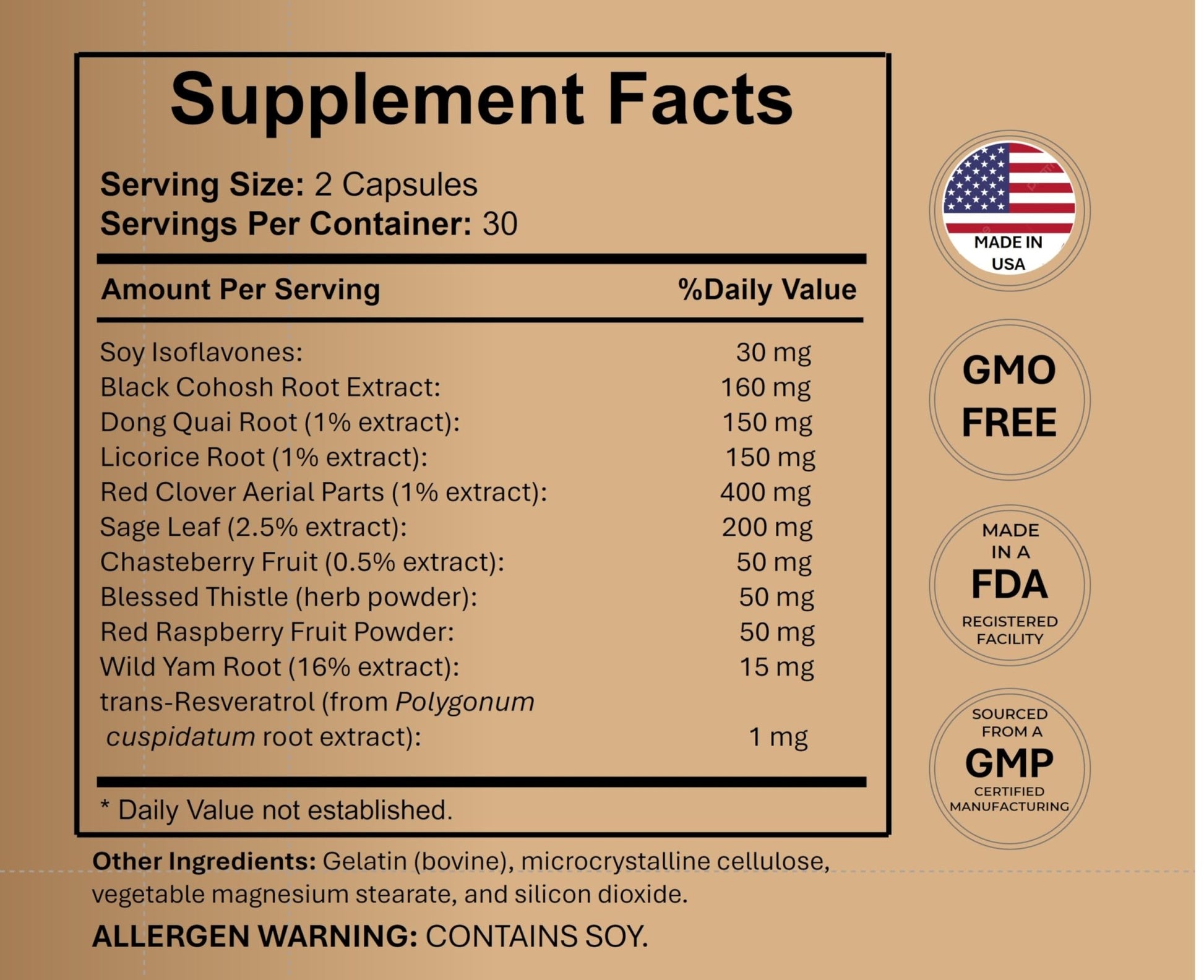 Women’s Hormonal Balance Supplement – Menopause & PMS Support – Mood, Energy & Cycle Regulation – Botanical Formula – 60 Capsules - dailyvitalstore