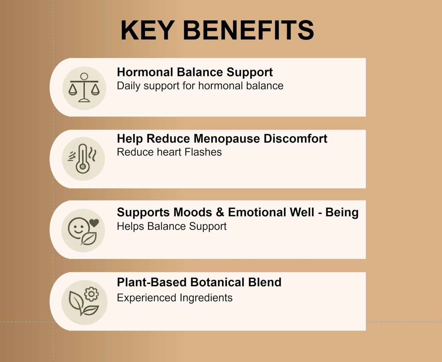 Women’s Hormonal Balance Supplement – Menopause & PMS Support – Mood, Energy & Cycle Regulation – Botanical Formula – 60 Capsules - dailyvitalstore