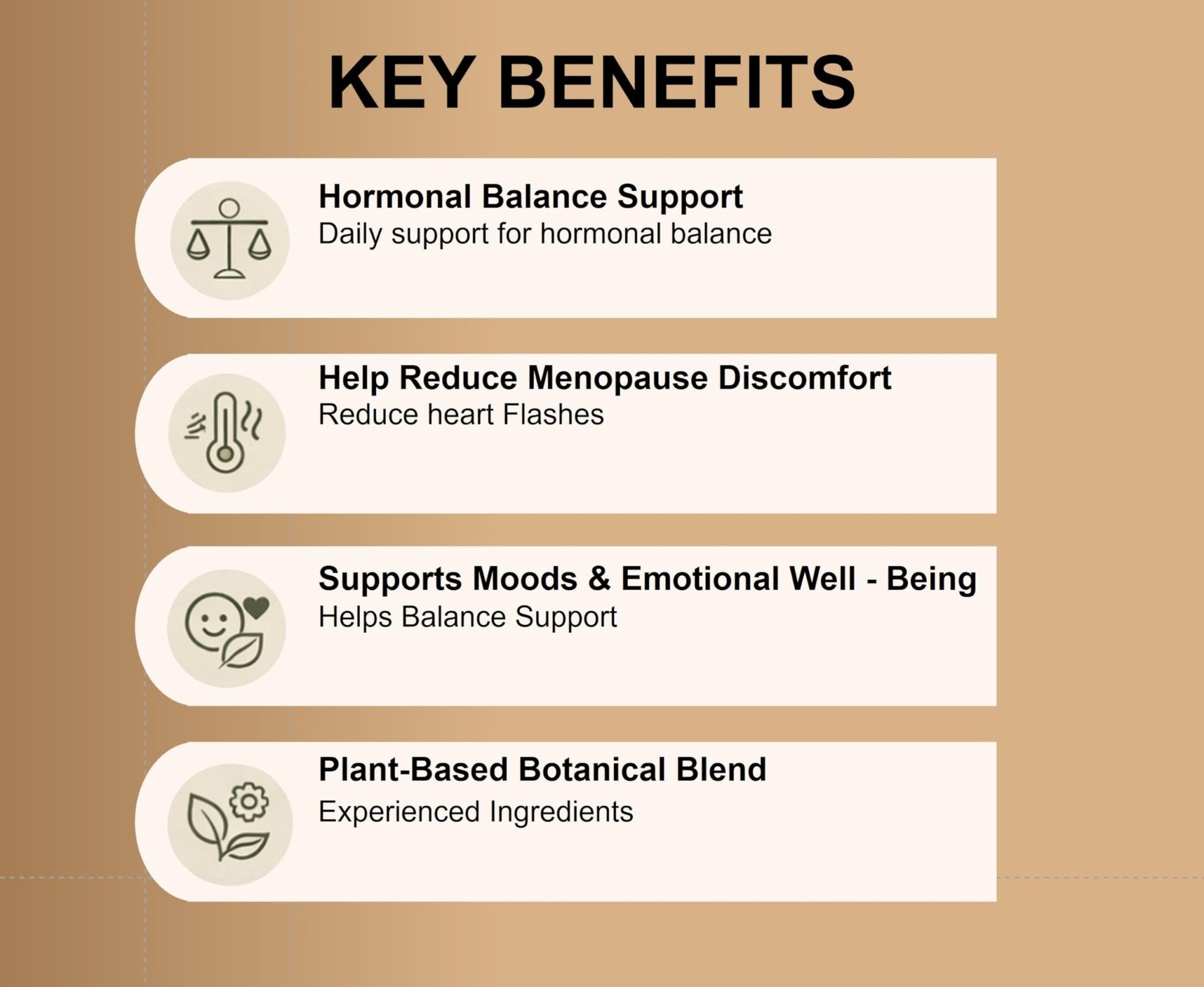 Women’s Hormonal Balance Supplement – Menopause & PMS Support – Mood, Energy & Cycle Regulation – Botanical Formula – 60 Capsules - dailyvitalstore