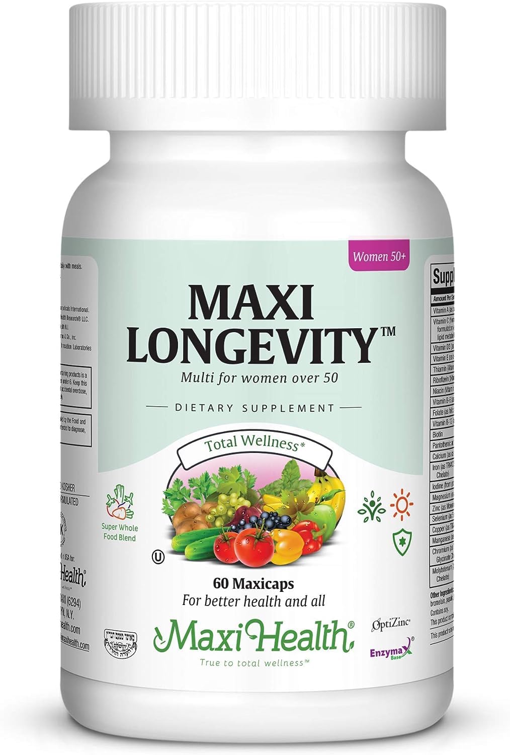 Womens Multivitamin 50 Plus – Daily Multivitamin for Women Over 50 with Vitamin B12, A, D, C, Zinc, Magnesium & More – Energy, Immune & Heart Support Womens Multi Vitamins - Non-GMO – 60 Capsules - dailyvitalstore