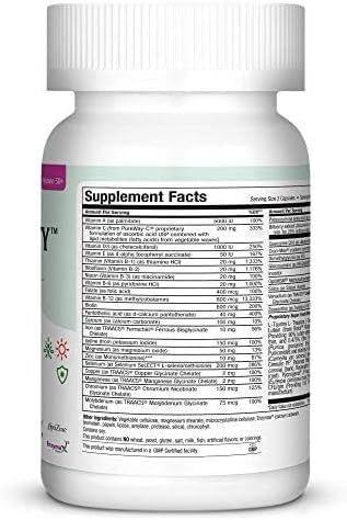 Womens Multivitamin 50 Plus – Daily Multivitamin for Women Over 50 with Vitamin B12, A, D, C, Zinc, Magnesium & More – Energy, Immune & Heart Support Womens Multi Vitamins - Non-GMO – 60 Capsules - dailyvitalstore