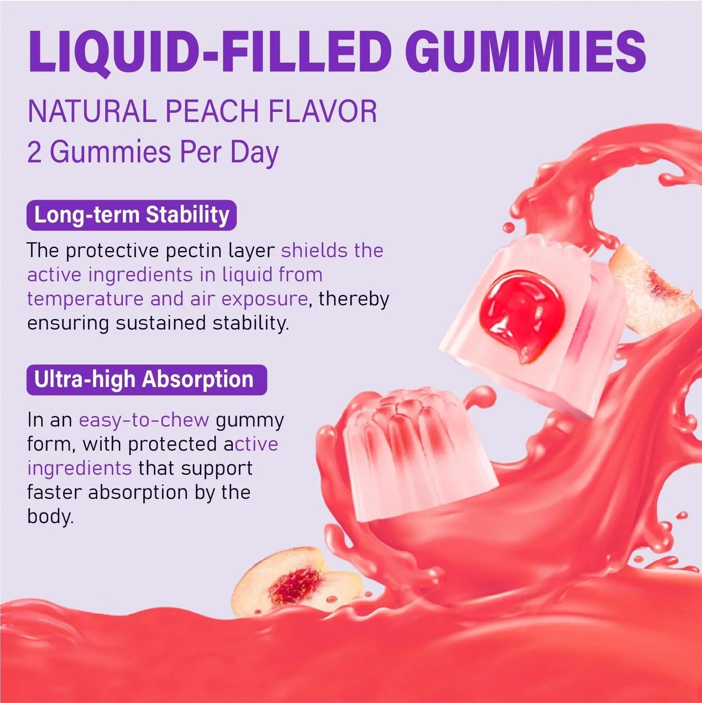 Womens Multivitamin Gummy 50 and Over - Chewable Multi Vitamin A, C, D3, E, K2 & B Complex, Folate, Biotin, Calcium, Magnesium - dailyvitalstore