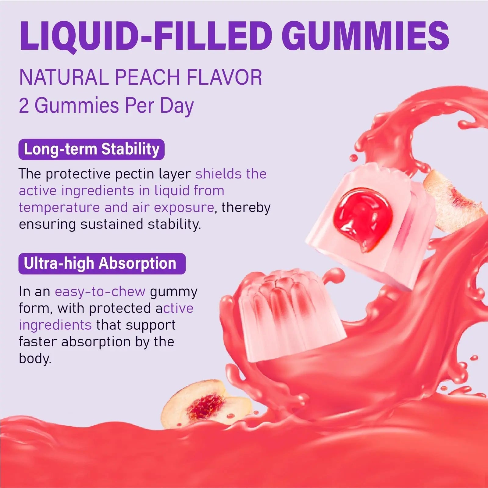 Womens Multivitamin Gummy 50 and Over - Chewable Multi Vitamin A, C, D3, E, K2 & B Complex, Folate, Biotin, Calcium, Magnesium - dailyvitalstore