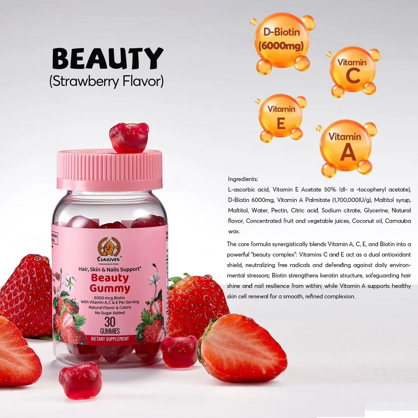 Women's Multivitamin Gummy Pack, 3 Support for Hair Skin Nails Sleep Daily Health, Vitamins A, D, C, E, Biotin, Ashwagandha - dailyvitalstore