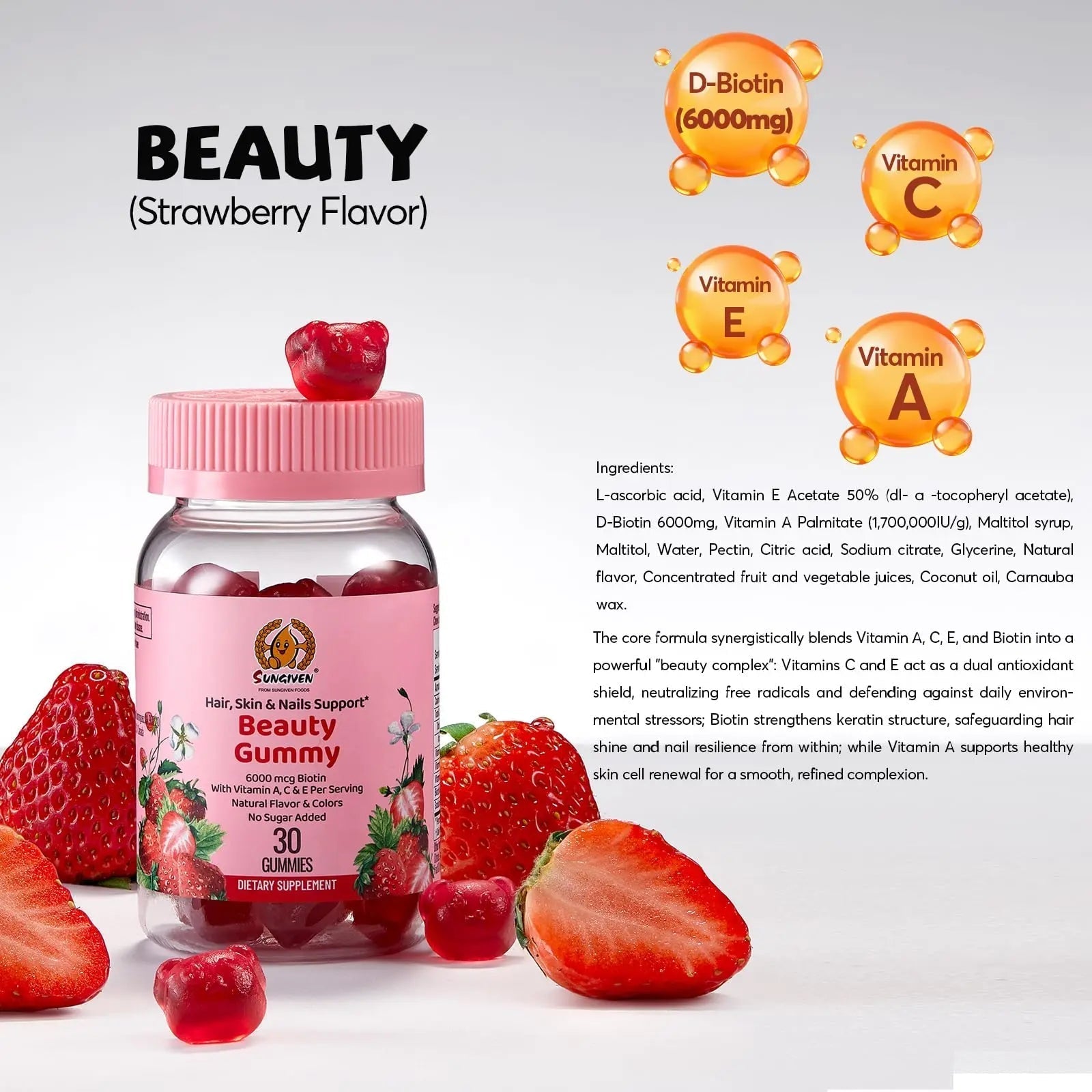 Women's Multivitamin Gummy Pack, 3 Support for Hair Skin Nails Sleep Daily Health, Vitamins A, D, C, E, Biotin, Ashwagandha - dailyvitalstore
