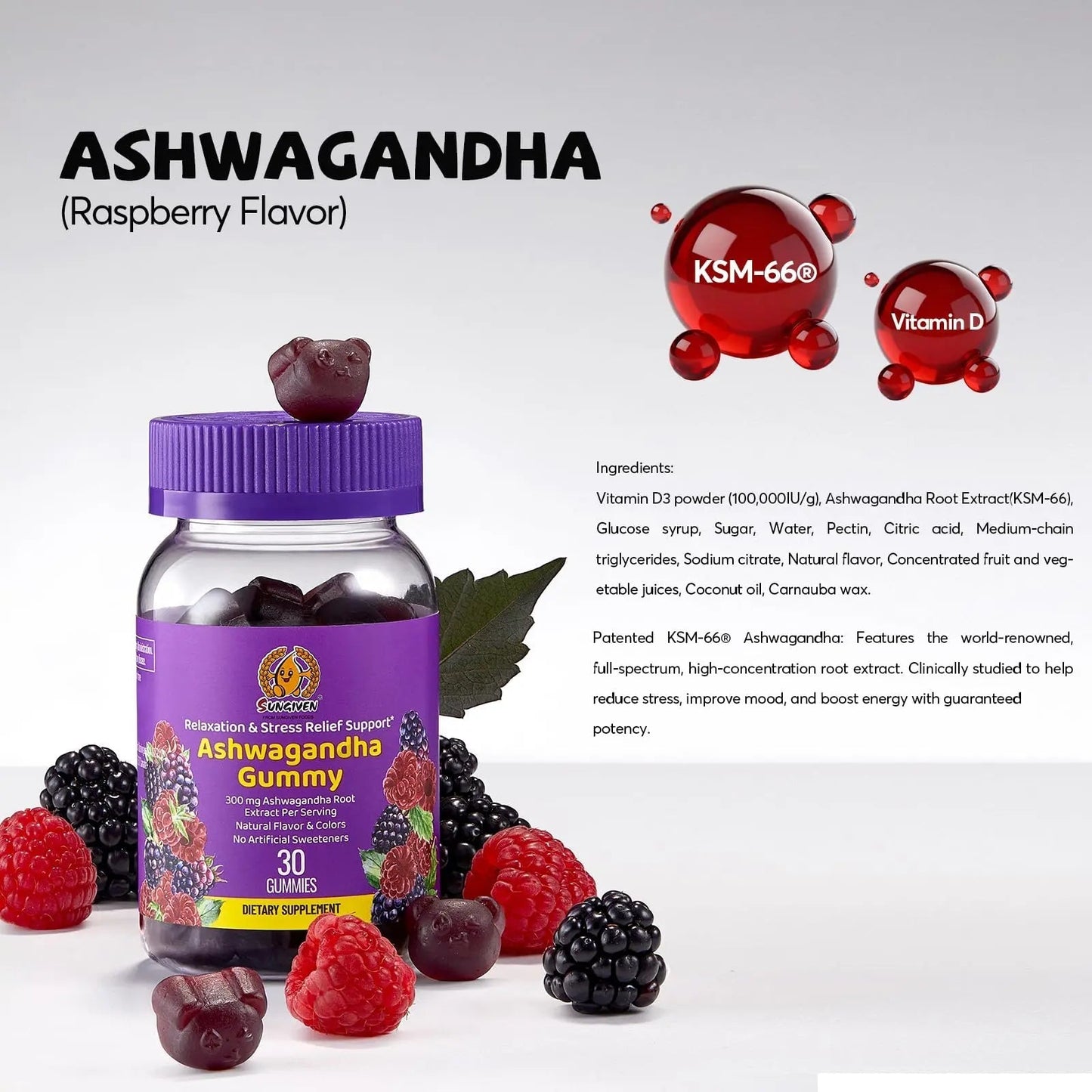 Women's Multivitamin Gummy Pack, 3 Support for Hair Skin Nails Sleep Daily Health, Vitamins A, D, C, E, Biotin, Ashwagandha - dailyvitalstore