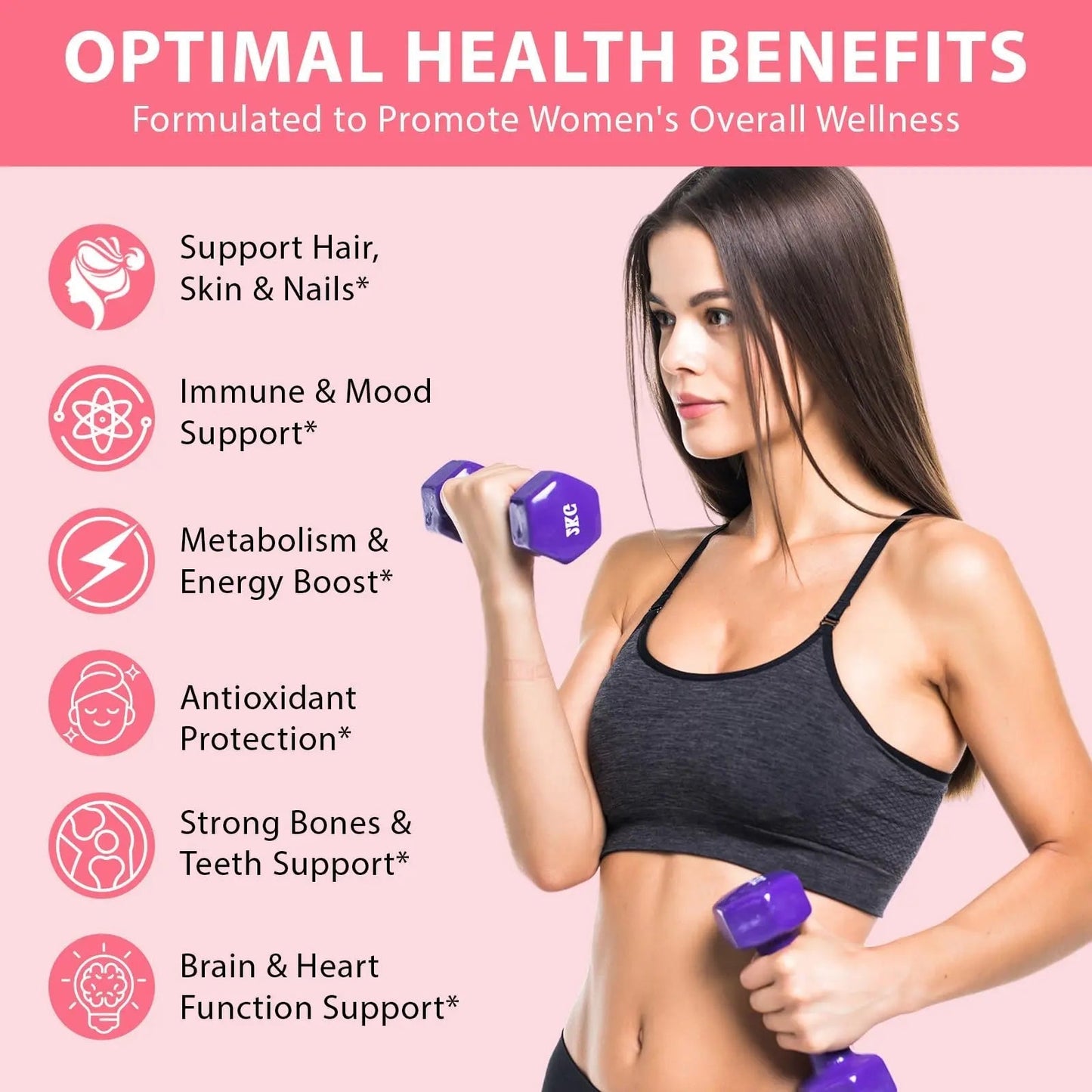 Women's Multivitamin Gummy, Vitamins A, C, D, E, K, B6, and B12 Womens Daily Multivitamin Gummy for Hair,Skin & Nails, Immune Energy - dailyvitalstore