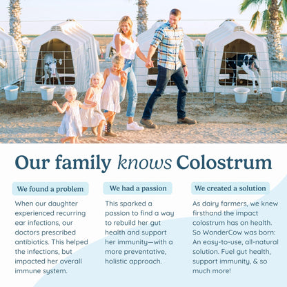 WONDERCOW Colostrum Capsules Supplement for Gut Health, Immune Support & Wellness | Natural IgG Pure Whole Bovine - dailyvitalstore