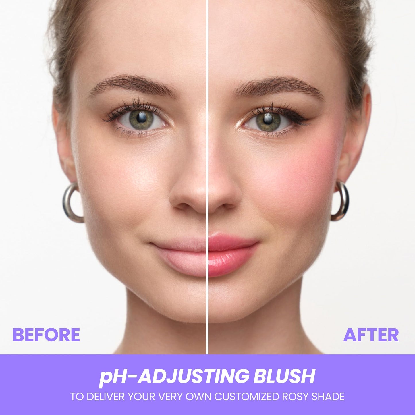 Wonderskin Cream Blush Stick pH-Activated - pHlush Stick Multi-Use, Blush for Cheeks and Lips, Cooling Nourishing Color-Adjusting Makeup - dailyvitalstore