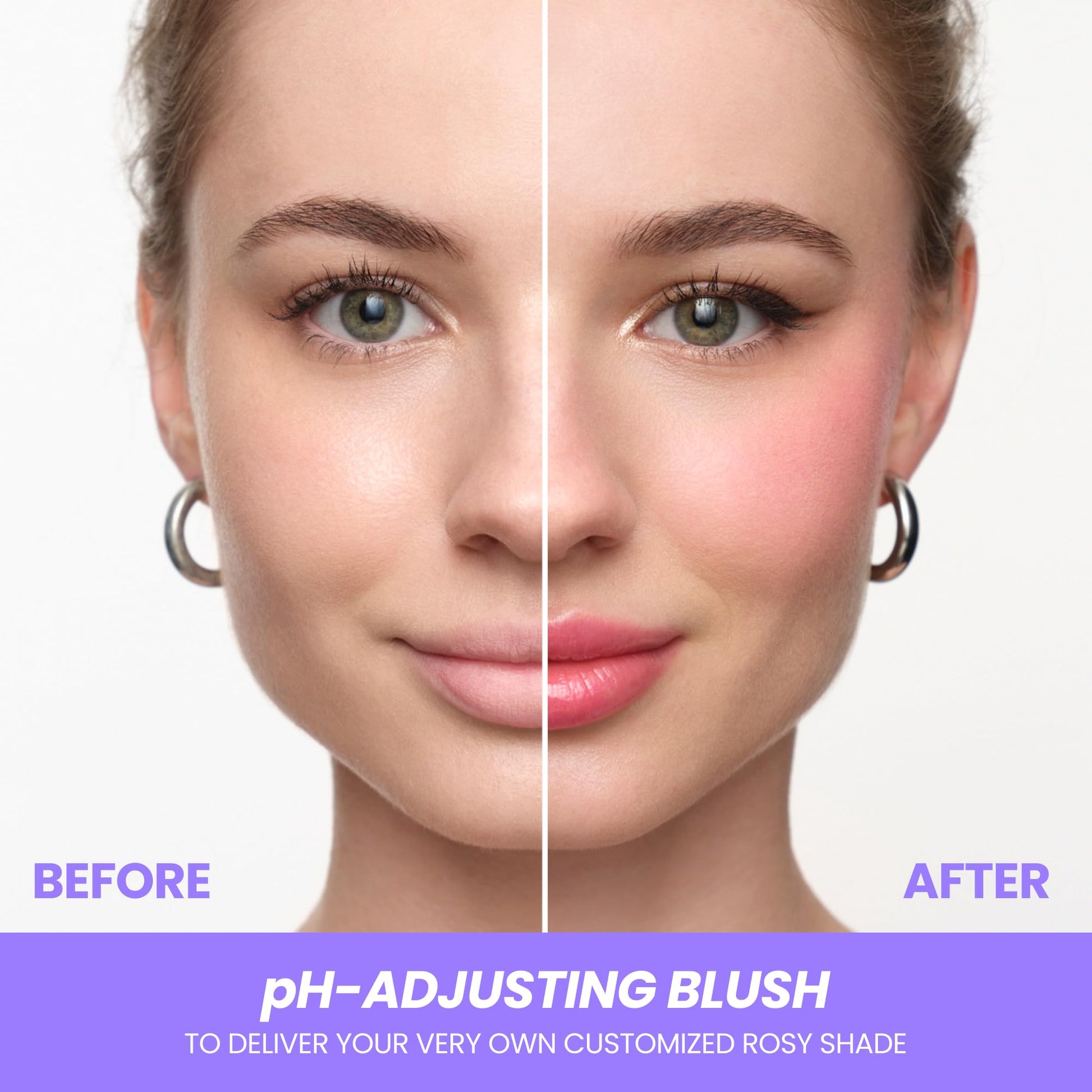Wonderskin Cream Blush Stick pH-Activated - pHlush Stick Multi-Use, Blush for Cheeks and Lips, Cooling Nourishing Color-Adjusting Makeup - dailyvitalstore