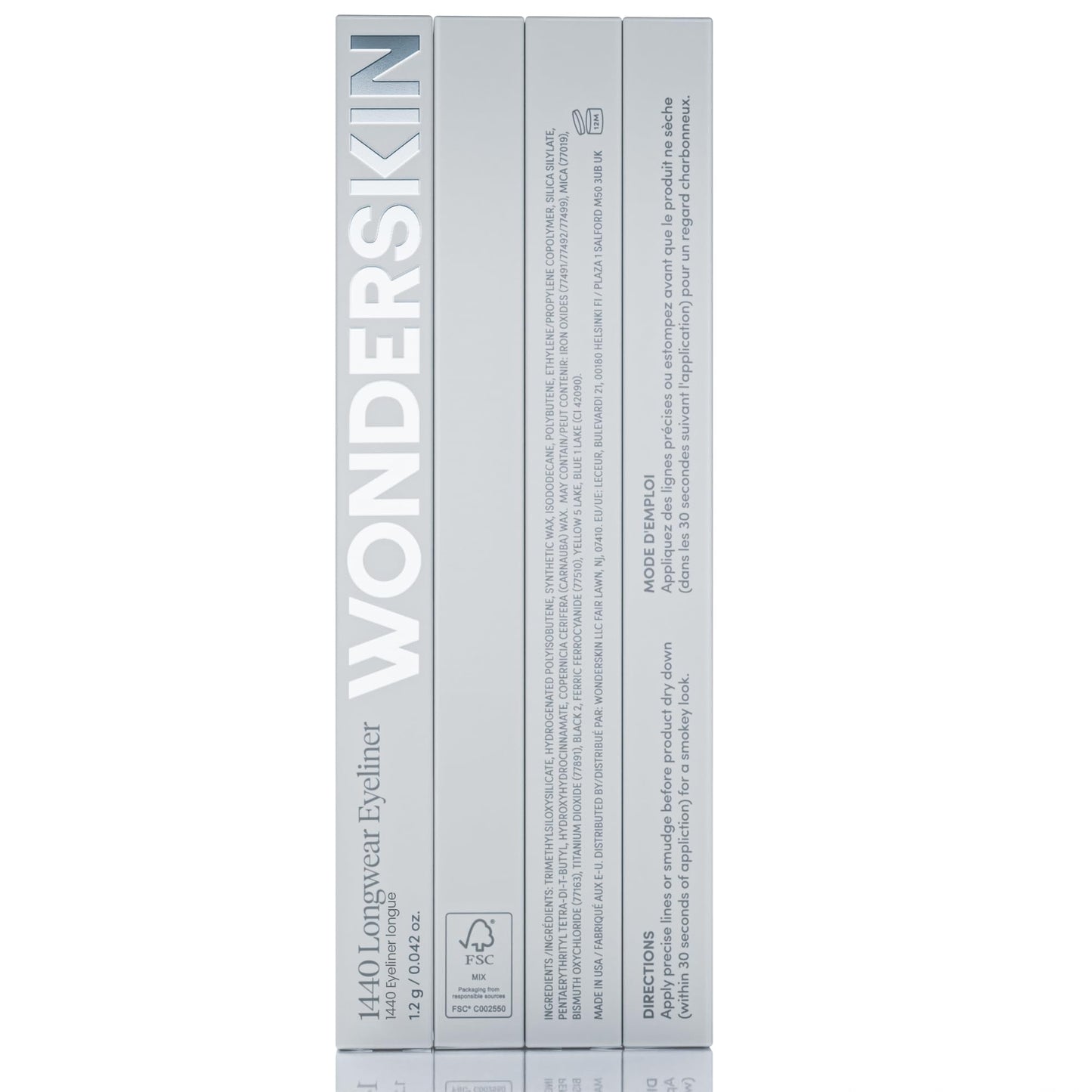 Wonderskin Eyeliner Pencil, 1440 Longwear Pink Eyeliner Pencil - Waterproof, Sharpenable & Smudge Proof (Icing) - dailyvitalstore