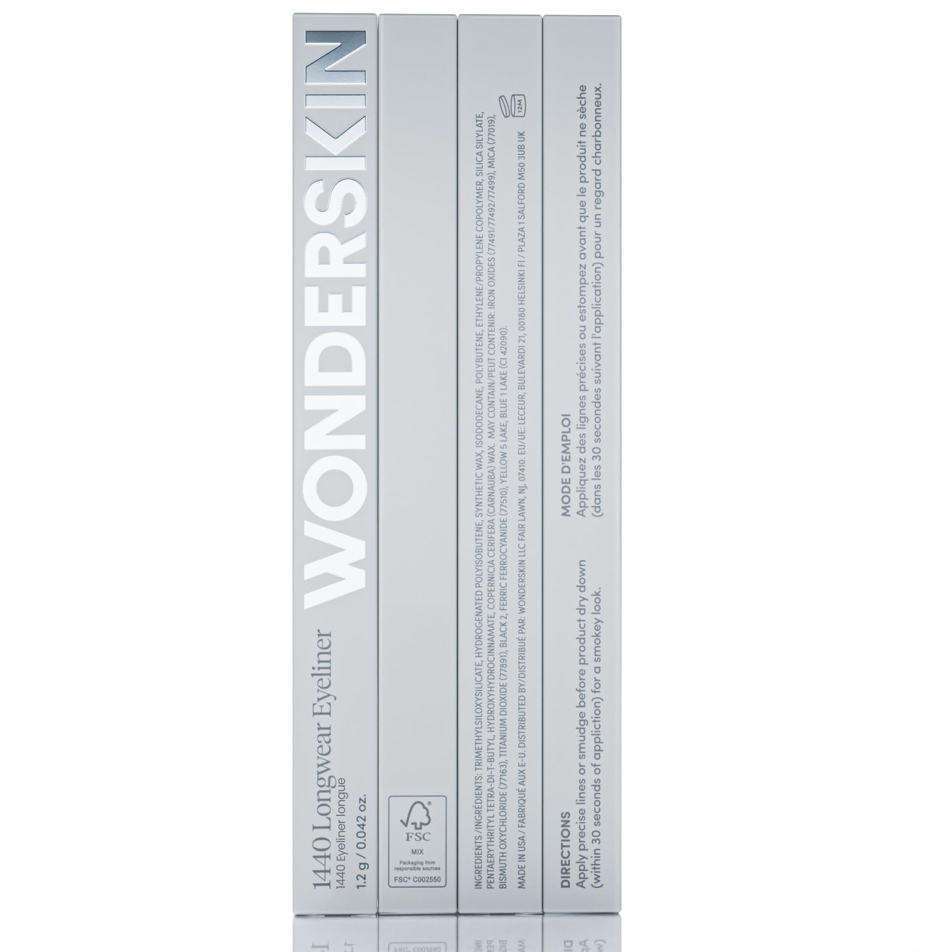 Wonderskin Eyeliner Pencil, 1440 Longwear Pink Eyeliner Pencil - Waterproof, Sharpenable & Smudge Proof (Icing) - dailyvitalstore