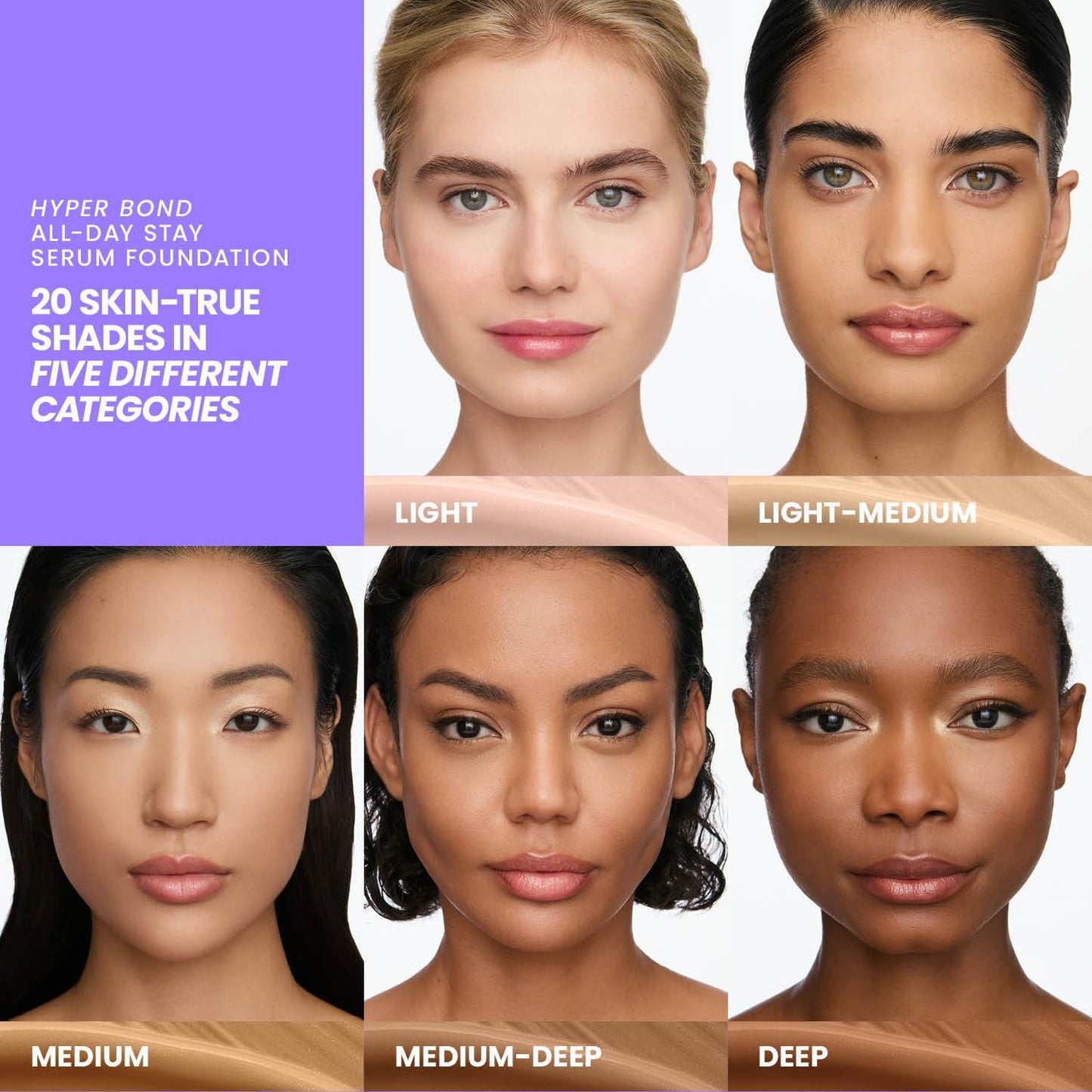 Wonderskin Hyper Bond All-Day Stay Serum Foundation – Waterproof, Transfer-Proof, 24HR Longwear Face Makeup with Niacinamide & Hyaluronic Acid – Lightweight, Natural Finish (Moonstone) - dailyvitalstore