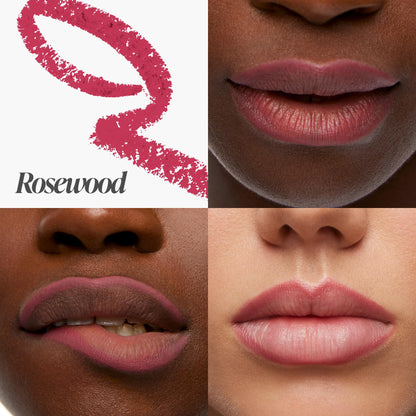 Wonderskin Lipliner Pencil - 360 Contour Lipliner, Long Lasting, Sharpenable, Waterproof and Transfer-Proof Nude Lip Liner Pencil (Rosewood) - dailyvitalstore
