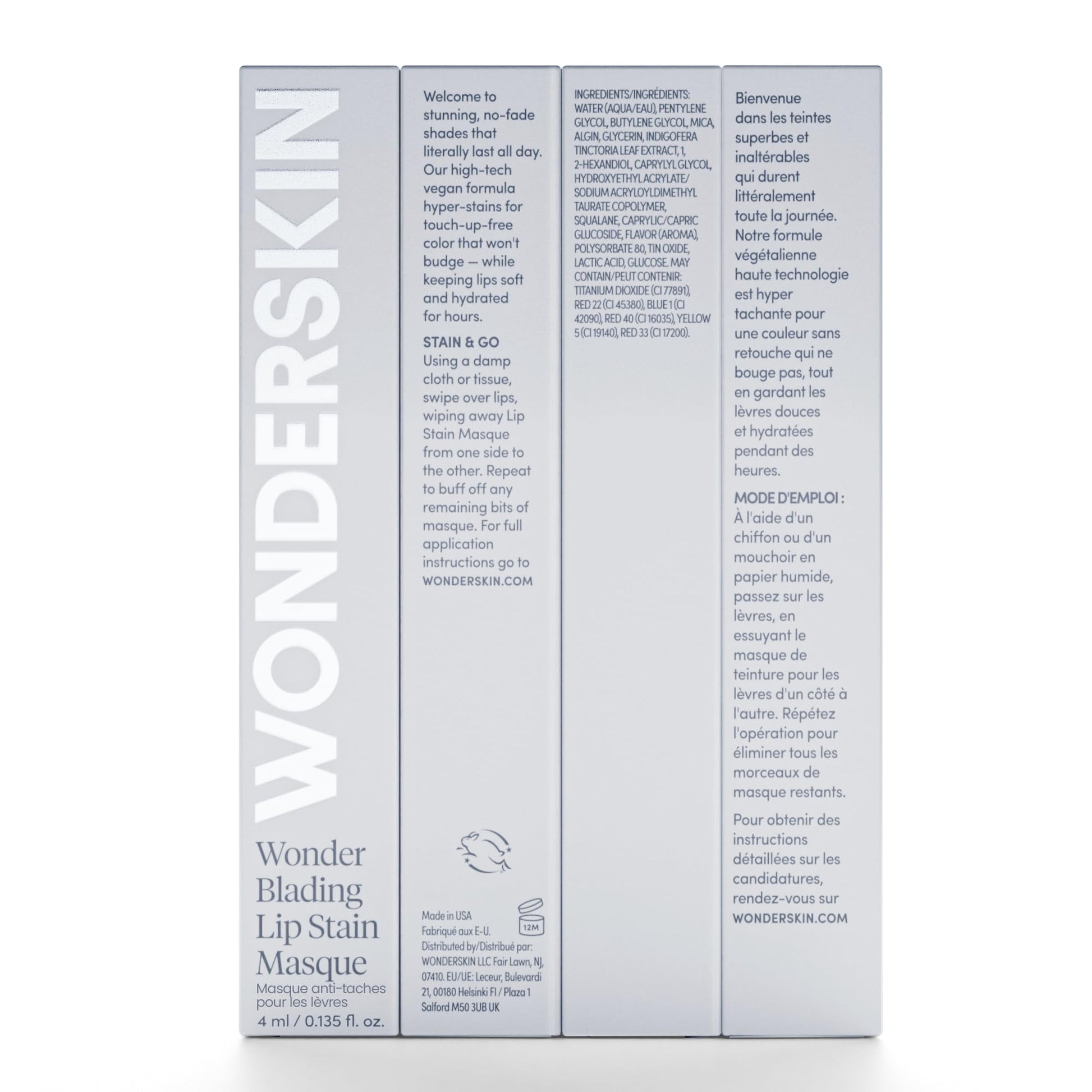 Wonderskin Wonder Blading All Day Lip Stain Peel Off Masque - Long Lasting, Waterproof and Transfer Proof Nude Lip Tint, Matte Finish Peel Off Lip Stain (Whimsical Masque) - dailyvitalstore