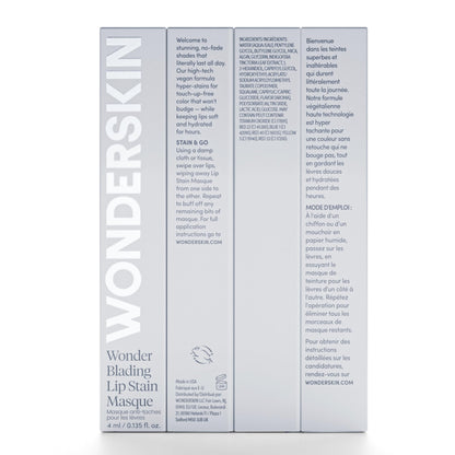 Wonderskin Wonder Blading All Day Lip Stain Peel Off Masque - Long Lasting, Waterproof and Transfer Proof Nude Lip Tint, Matte Finish Peel Off Lip Stain (Whimsical Masque) - dailyvitalstore