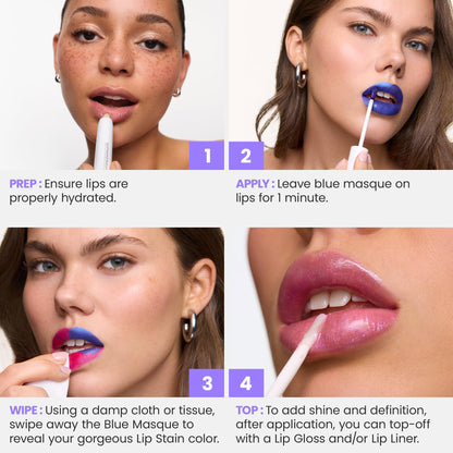 Wonderskin Wonder Blading All Day Lip Stain Peel Off Masque - Long Lasting, Waterproof and Transfer Proof Nude Lip Tint, Matte Finish Peel Off Lip Stain (Whimsical Masque) - dailyvitalstore
