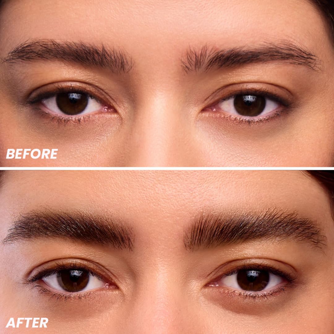 Wonderskin Wonder Blading Brow Stain & Go Masque - Long Lasting Eye Brow Tint, Transfer Proof and Smudge Proof Eyebrow Tint Stain (Dark Brunette) - dailyvitalstore