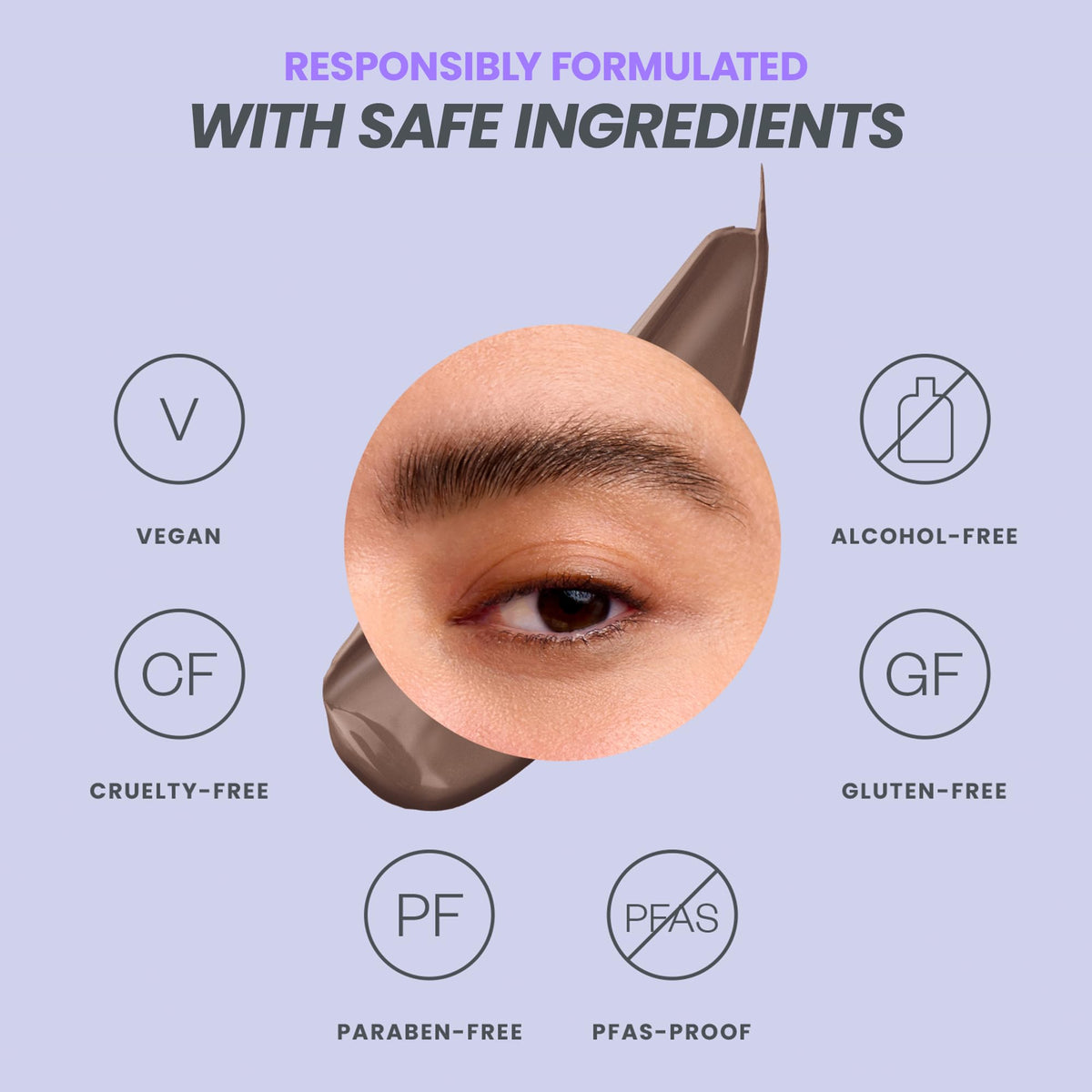 Wonderskin Wonder Blading Brow Stain & Go Masque - Long Lasting Eye Brow Tint, Transfer Proof and Smudge Proof Eyebrow Tint Stain (Dark Brunette) - dailyvitalstore