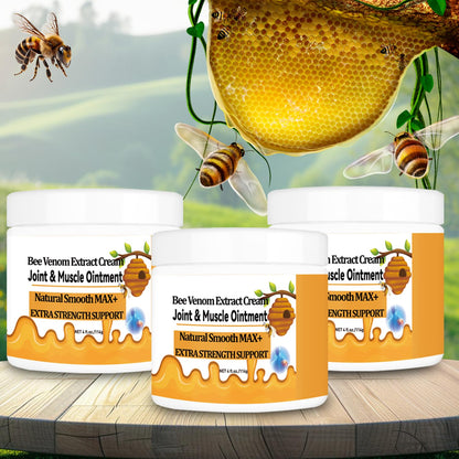 WONDROUSZ Bee Venom Joint Cream, Extra Strength Muscle & Bone Soothing Ointment, for Shoulder, Back, Neck, Hands, Feet, Leg, Knees, Ankle, Arthritis, Meniscus, for Adults, Seniors - dailyvitalstore