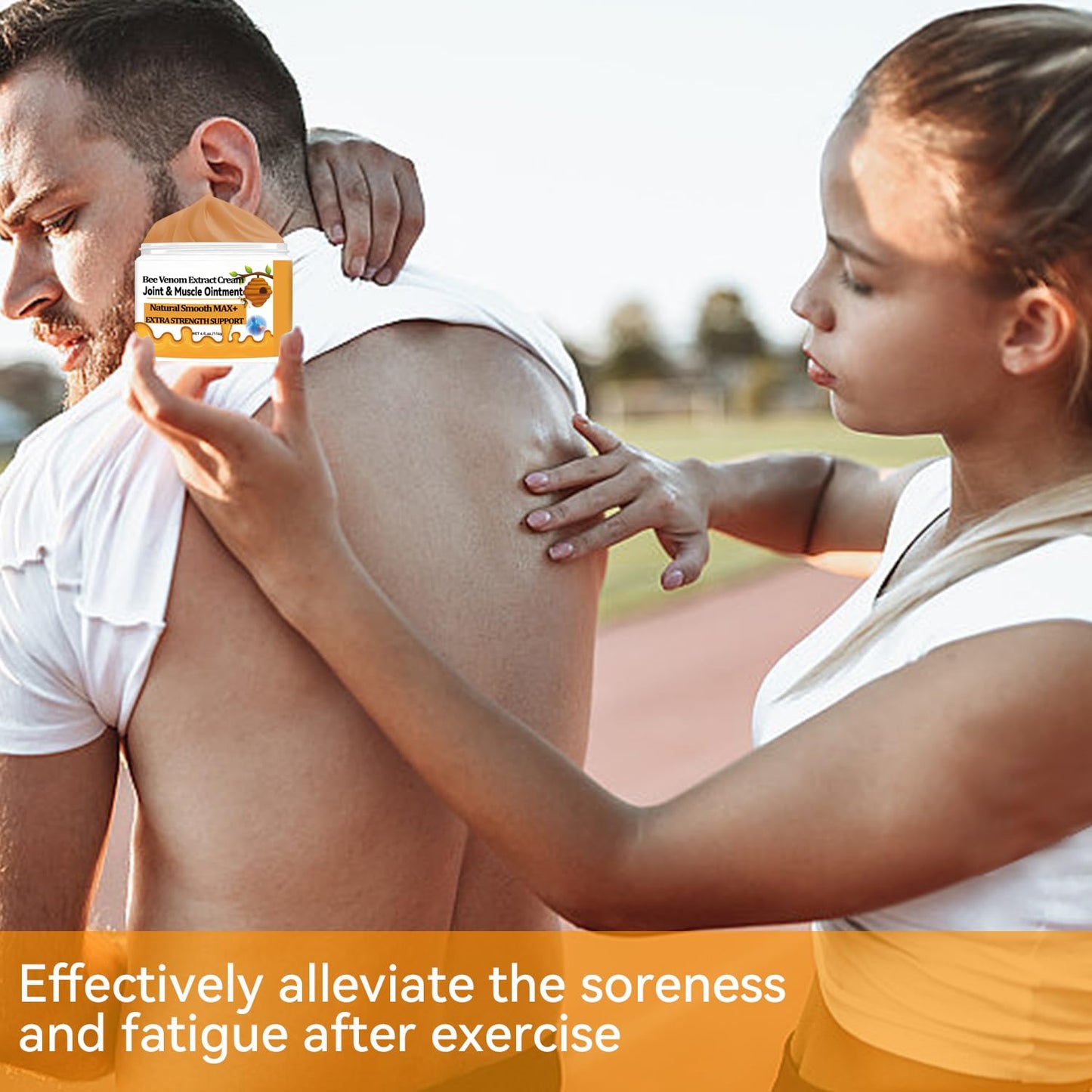 WONDROUSZ Bee Venom Joint Cream, Extra Strength Muscle & Bone Soothing Ointment, for Shoulder, Back, Neck, Hands, Feet, Leg, Knees, Ankle, Arthritis, Meniscus, for Adults, Seniors - dailyvitalstore