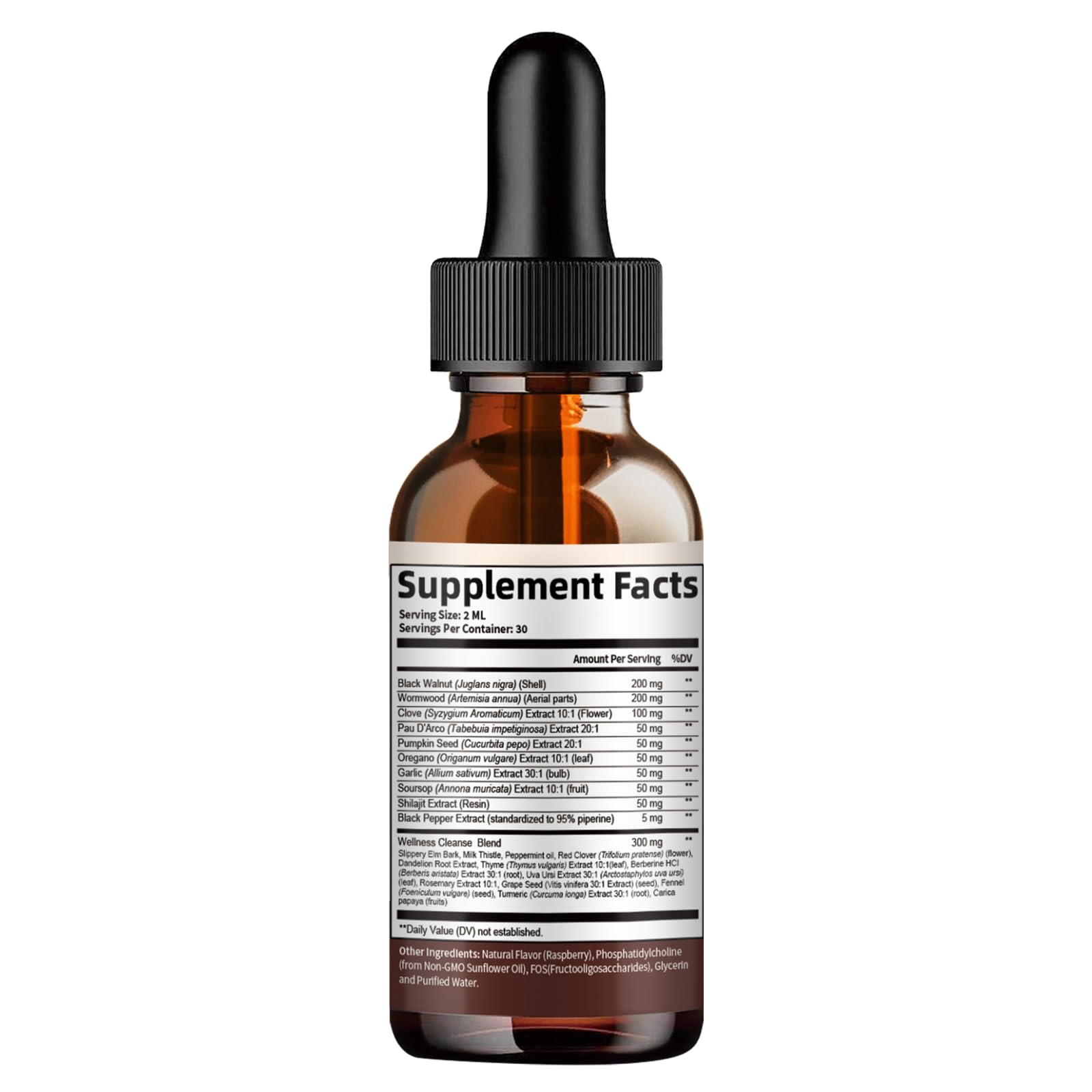 Wormwood Black Walnut Clove Cleanse for Humans Drops, 23-in-1 Gut Health Support Supplement with Pumpkin Seed, Oil of Oregano etc for Detox - dailyvitalstore