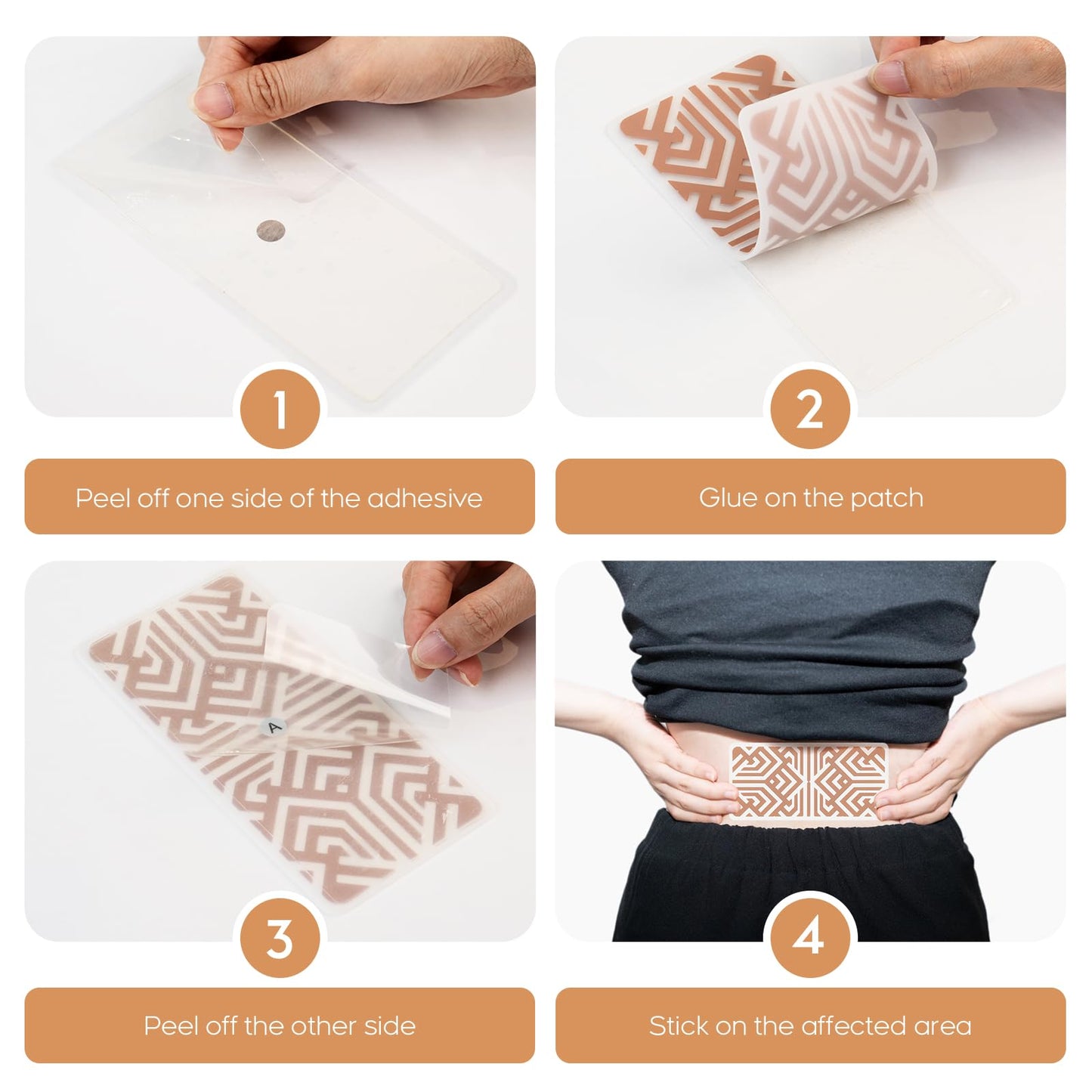 XAYIUIYAX Menthol Pain Patches, Cooling Pain Relief for Sore Muscle Relief - Includes 3 Adhesives, 1 Patch & 1 Carry Case - Relief Back, Shoulder & More - 3.03" × 6.30" - 0327 - dailyvitalstore