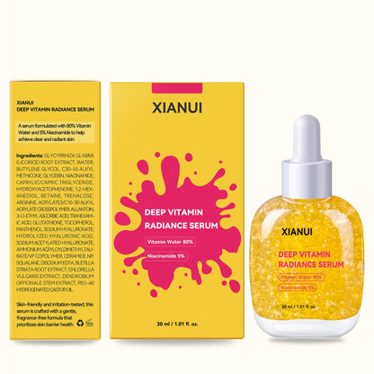 XIANUI Deep Vitamin Radiance Serum - 5% Niacinamide + TXA + Vitamin C - Brightening & Hydrating Face Serum with Ceramide & Triple Hyaluronic Acid - dailyvitalstore