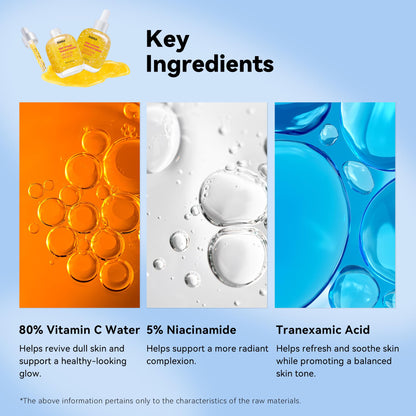 XIANUI Deep Vitamin Radiance Serum - 5% Niacinamide + TXA + Vitamin C - Brightening & Hydrating Face Serum with Ceramide & Triple Hyaluronic Acid - dailyvitalstore