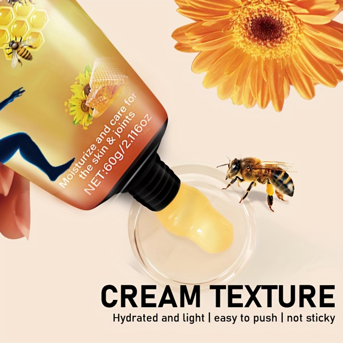 xiaoks 2PACK Bee Venom Joint Cream, 60g - Natural Bee Venom Infused Formula for Intensive Joint Support, Deep Skin Moisturization, Daily Care to Nourish Skin and Promote Joint Comfort (2) - dailyvitalstore