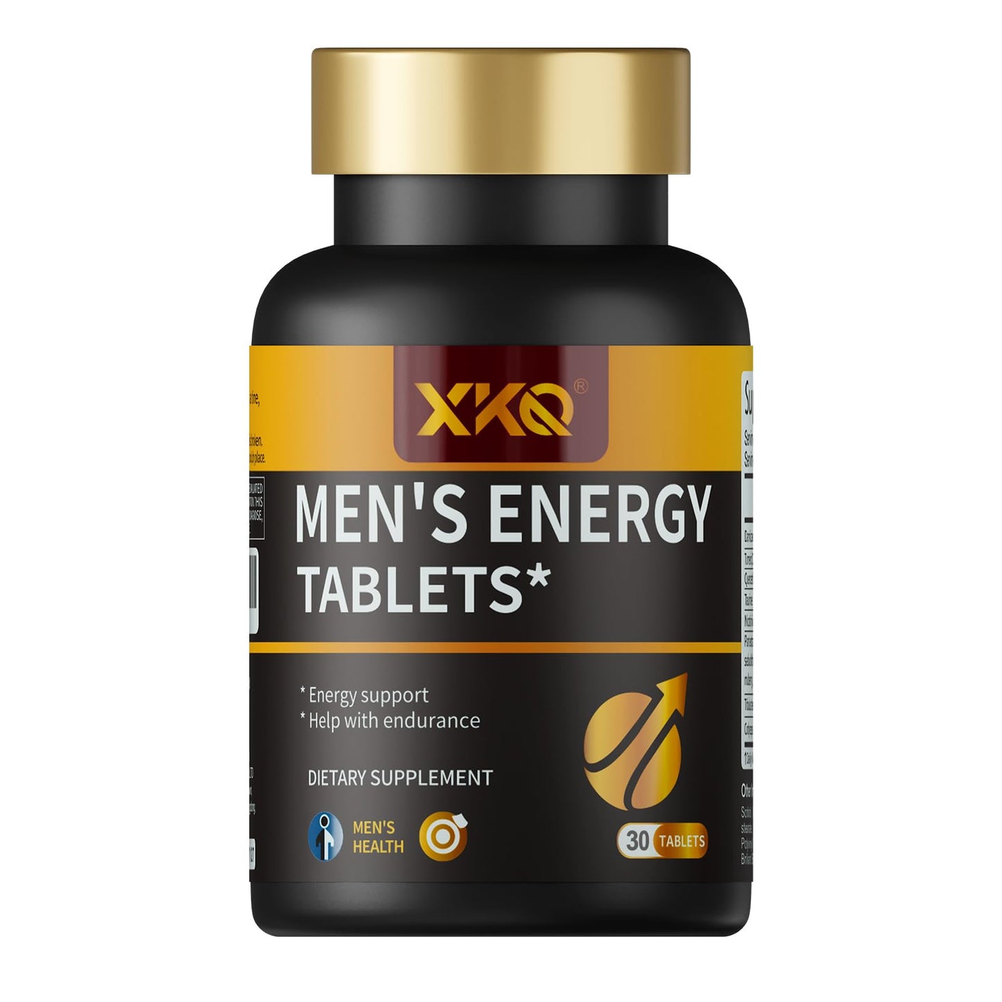 XKQ Men’s Vitality Support Supplement – Daily Energy & Performance Formula for Adult Men | Supports Circulation, Stamina & Confidence | Herbal & Amino Blend | 30 Tablets | 3rd Party Tested - dailyvitalstore
