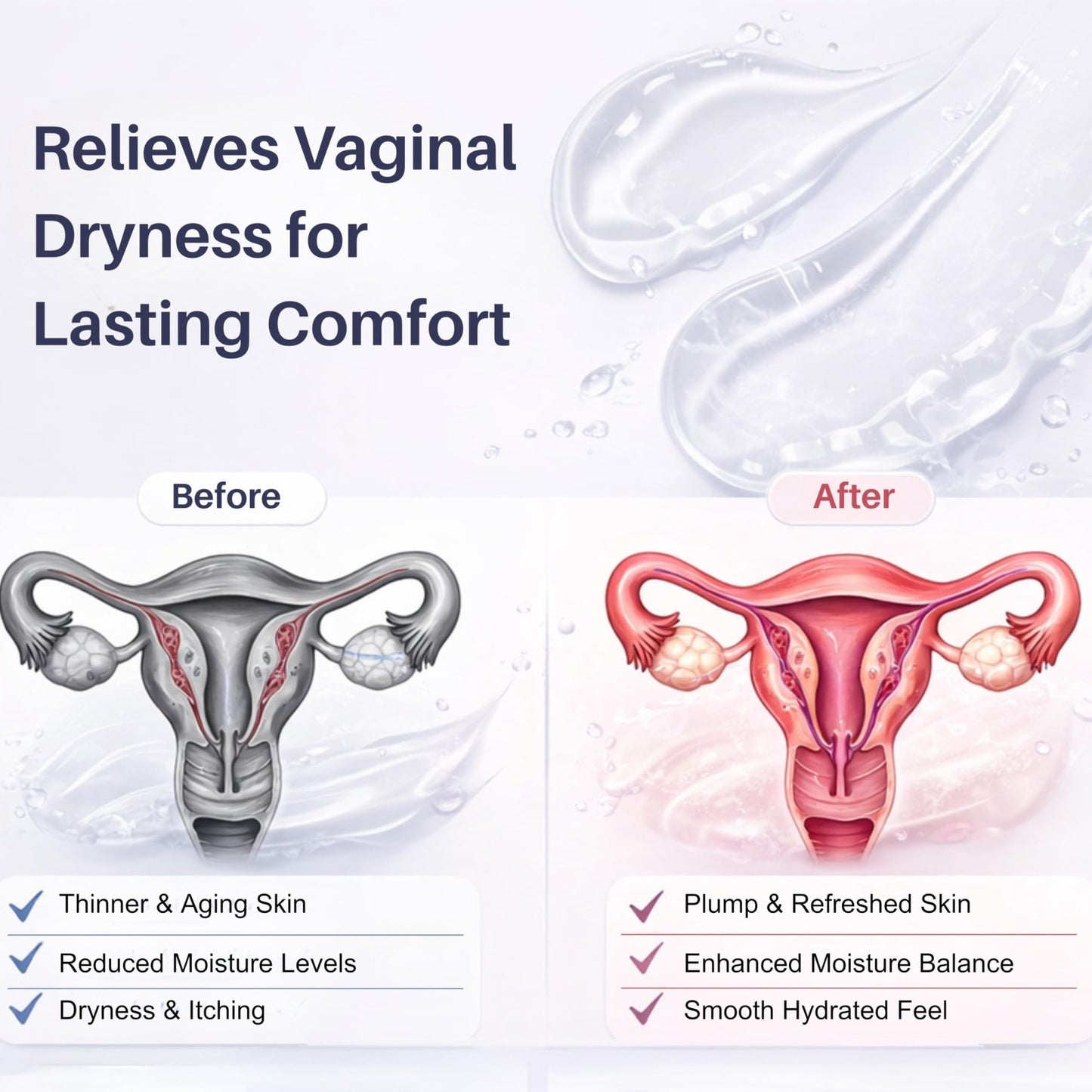 XORYTEN Vaginal Moisturizer for Revarey– 5mg Hyaluronic Acid – Vaginal Dryness, Hormone-Free Soothing Inserts, Non-Greasy, 12 Suppositories – 1 Month Supply (No fragrance) - dailyvitalstore