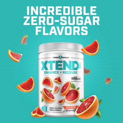Xtend EAA + BCAA Powder for Muscle Recovery & Lean Muscle Growth, 9 Essential Amino Acids for Intra Workout or Post Workout Recovery, 10g EAAs Per 2 Servings - dailyvitalstore