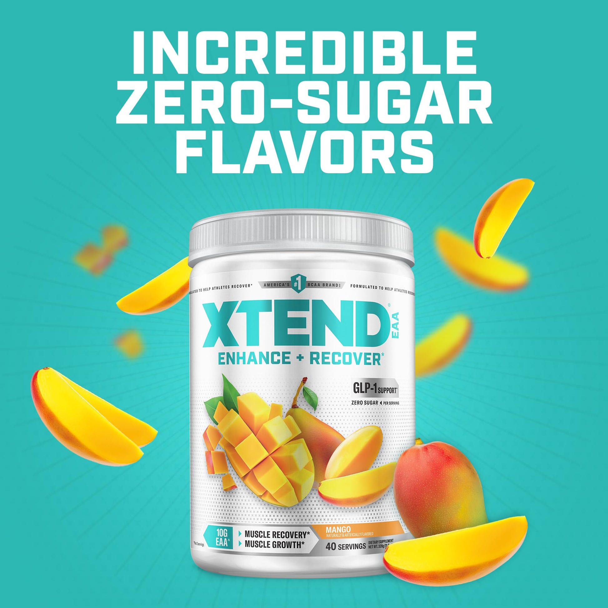 Xtend EAA + BCAA Powder for Muscle Recovery & Lean Muscle Growth, 9 Essential Amino Acids for Intra Workout or Post Workout Recovery - dailyvitalstore