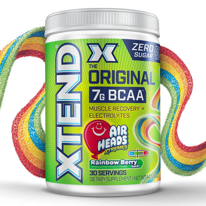 Xtend Original BCAA Powder, 7g BCAAs and 2.5g L-Glutamine for Muscle Recovery, Hydration, and Lean Muscle, Sugar Free Intra and Post Workout Drink, - dailyvitalstore