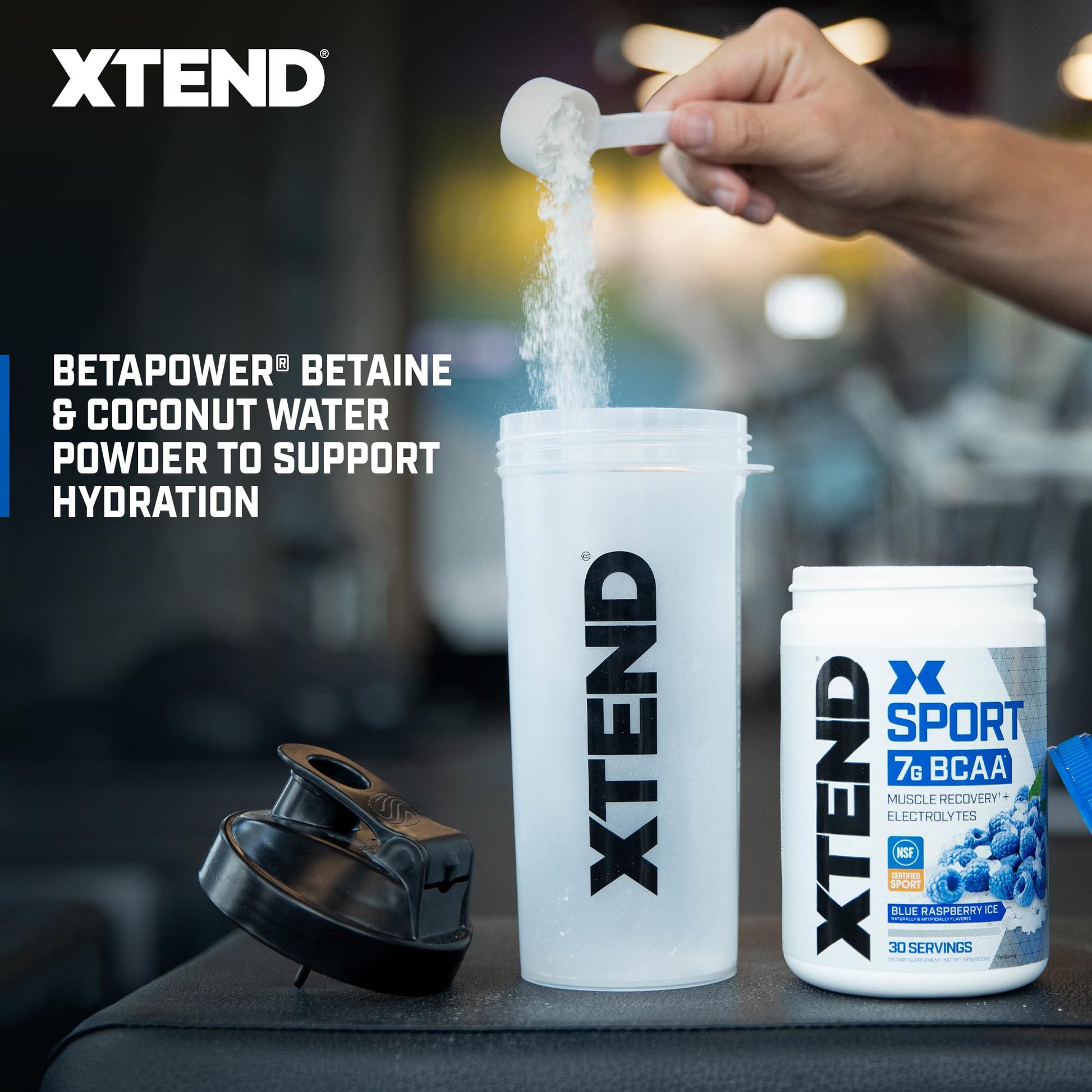 XTEND Sport BCAA Powder Strawberry Kiwi Splash - Electrolyte Powder for Recovery & Hydration with Amino Acids - 30 Servings - dailyvitalstore