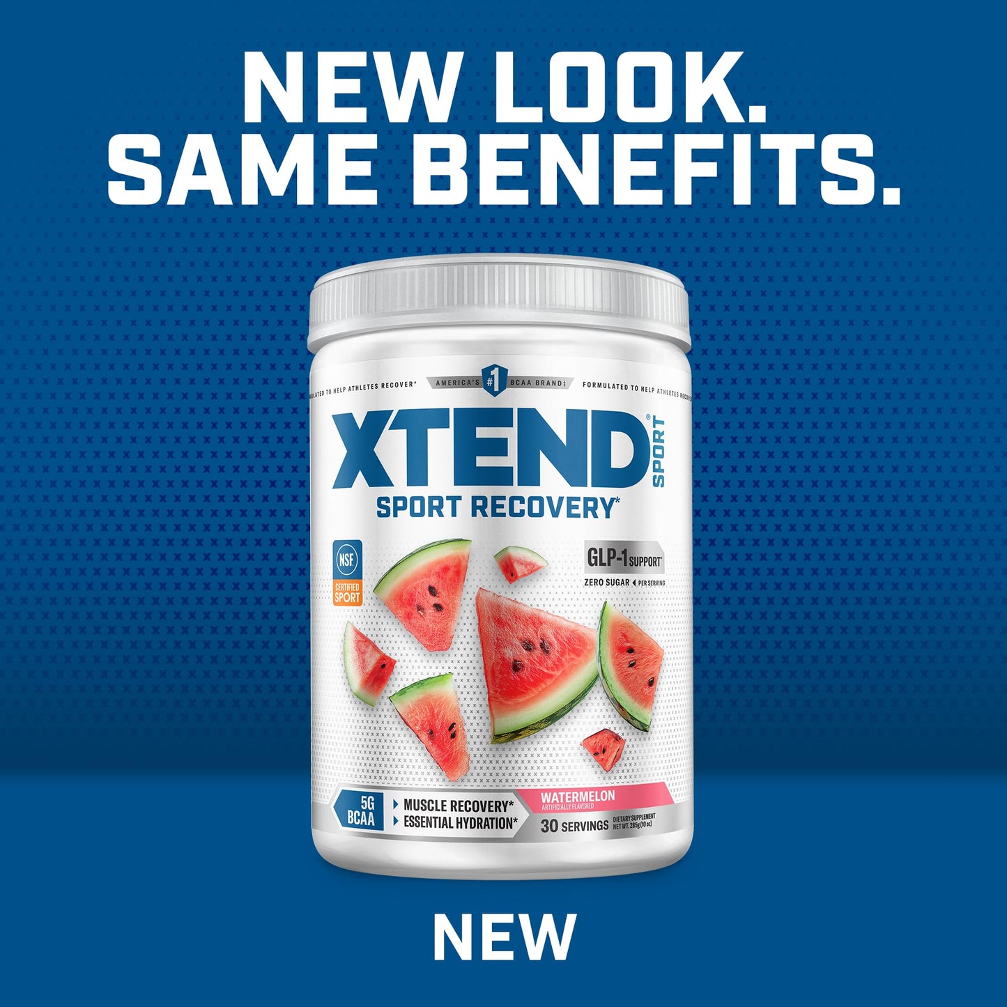 Xtend Sport BCAA Powder Watermelon - Electrolyte Powder for Recovery & Hydration with Amino Acids - 30 Servings - dailyvitalstore