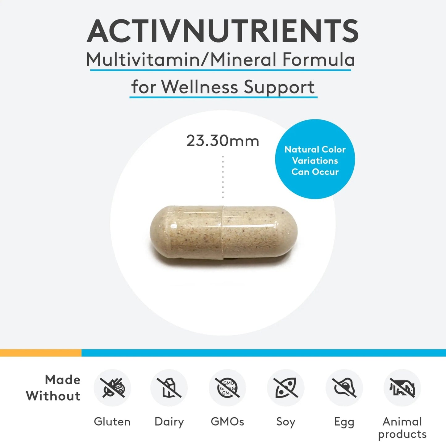 XYMOGEN ActivNutrients with Iron and Copper - Multivitamin Multimineral for Wellness, Immune, Energy and Mood Support - dailyvitalstore