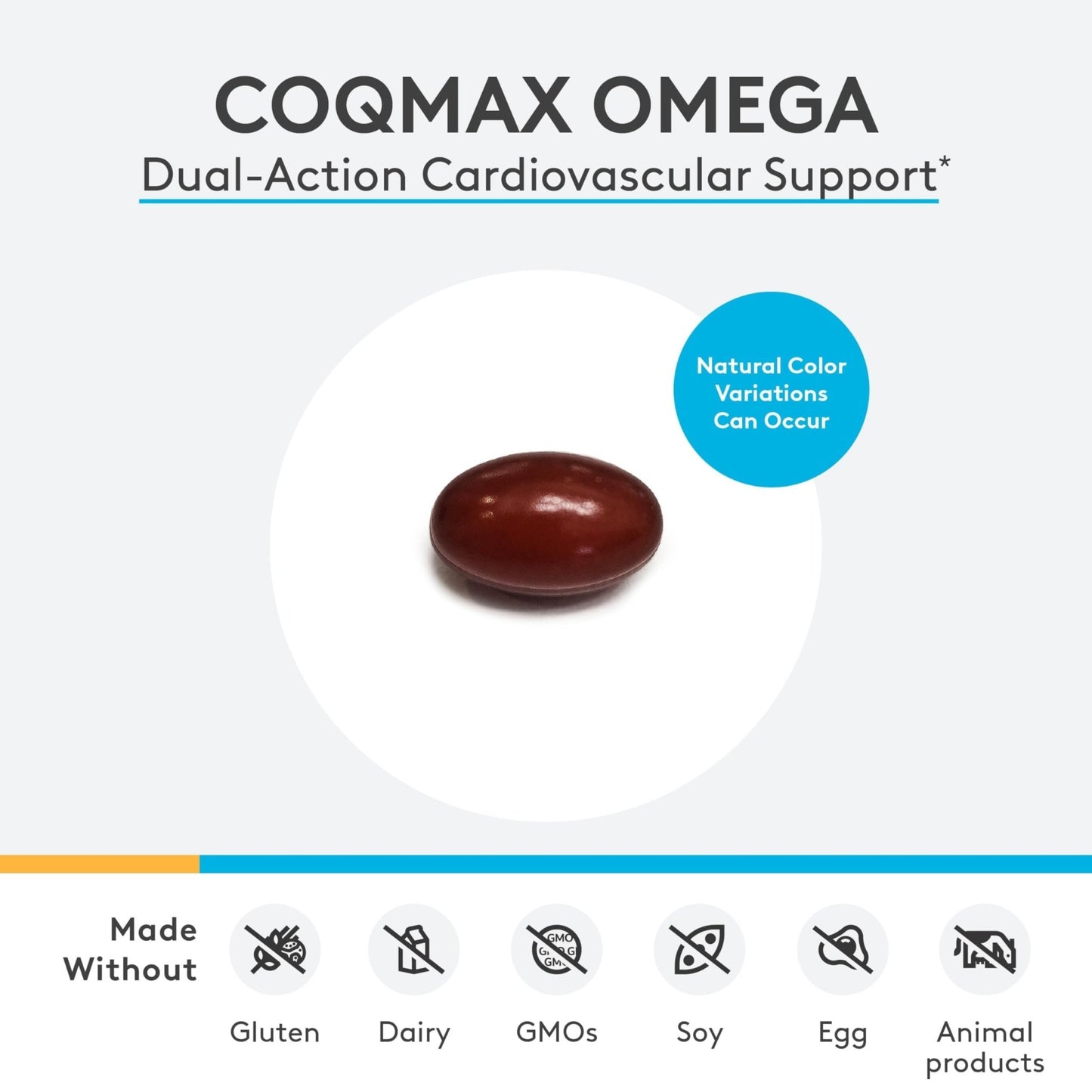 XYMOGEN CoQmax Omega 50 mg - Dual-Action Heart Health Support - CoQ10 Plus Fish Oil Omega-3 - MaxSimil Monoglyceride EPA DHA - Enhanced Absorption - 120 Softgels - dailyvitalstore