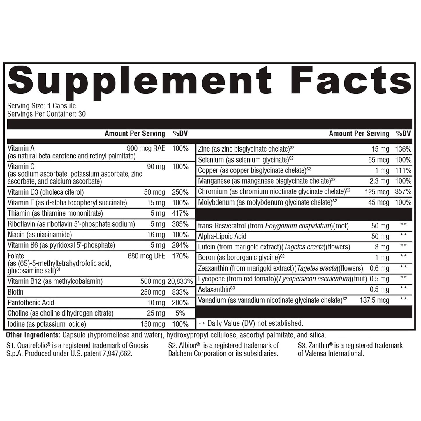 XYMOGEN Multi Basix - Daily Multivitamin Supplement - Over 20 Essential Nutrients for Foundational Wellness - 5-MTHF, Vitamin D3, Vitamin B12 & More - Vegetarian, Non-GMO & Gluten Free - 30 Capsules - dailyvitalstore