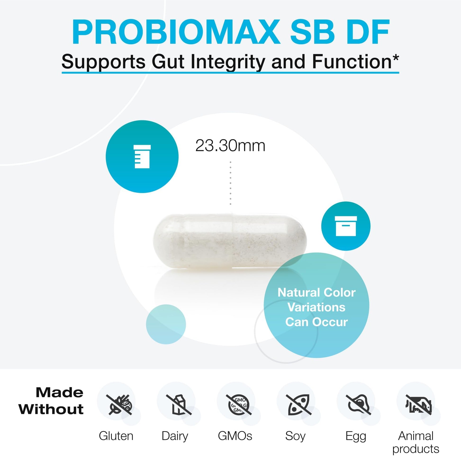 XYMOGEN ProbioMax Sb 35B - 35 Billion CFU Probiotic Supplement for Digestive Health Support* - Saccharomyces Boulardii - Vegetarian, Non-GMO & Gluten-Free - 30 Capsules - dailyvitalstore