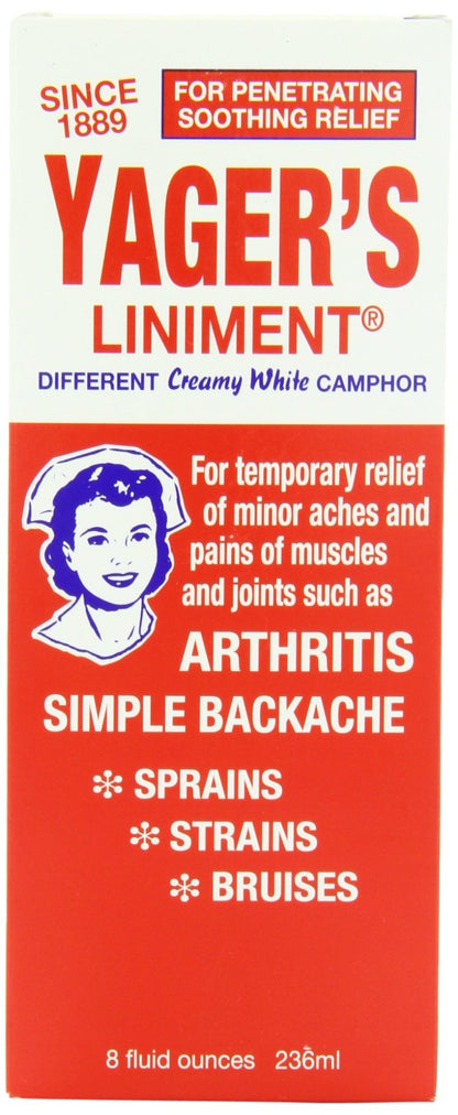 Yager's Pain Relieving Liniment, 8 Ounces - dailyvitalstore