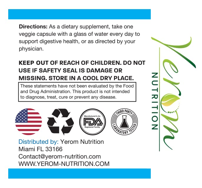 Yerom Nutrition 60 Billions Probiotics - dailyvitalstore